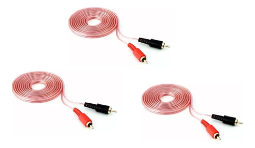 Paquete De 3 Cables Db Link Xlb20z X-series Rca 6mts