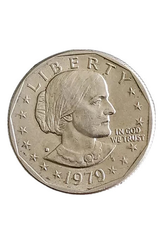 1 Dolar Susan B Anthony 1979 Moneda Colección 