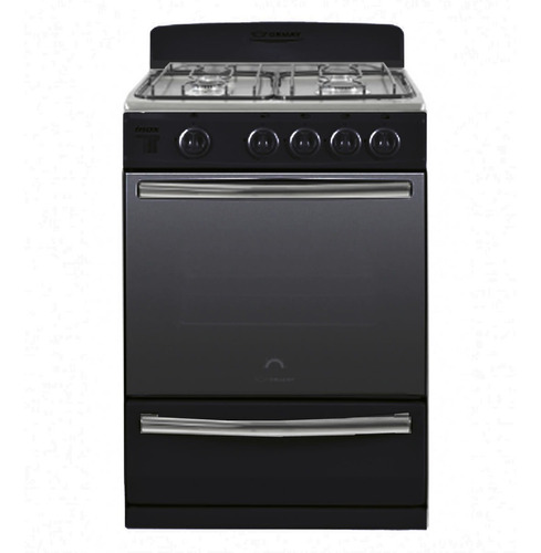 Cocina Multigas Ormay Inox Negra De 57 Cm Clase A