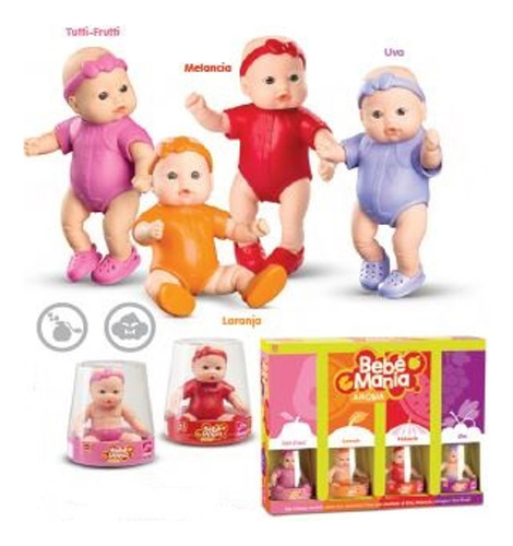Bebe Mania Aroma Mini Muñeca Bebote 13cm Juguete Original