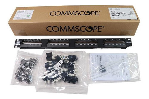 Patch Panel Commscope Cat6 De 24 Puertos Para Rack 1ur Nuevo