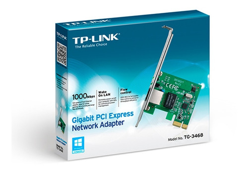 Imagen 3 de 10 de Adaptador De Red Pci Express Gigabit Tg-3468 10/100/1000mbps