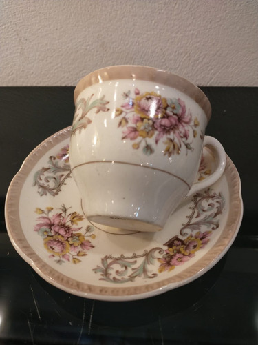 Imagen 8 de 10 de Antigua Taza De Cafe Loza Inglesa Woods Ivory Ware