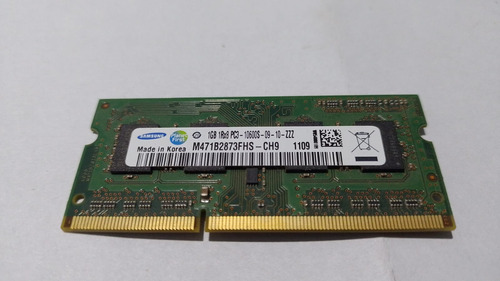 Memoria Ram 1gb Samsung Pc3-10600s-09-10-zzz M471b2873fhs
