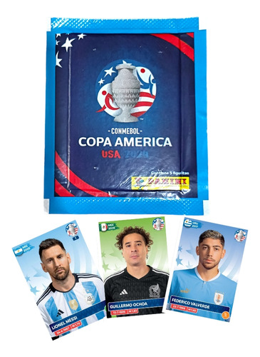 Estampas Sueltas Colección Copa América Usa 2024 Panini 