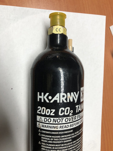 Tanque De Marcadora Paintball Hk Army 20 Oz Gotcha (Usado)