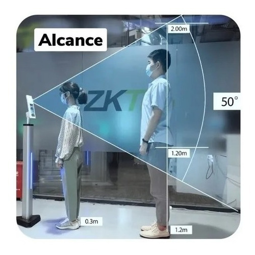 Imagen 5 de 10 de Control De Accesos C/reconoc Facial Imagenes Termicas Zkteco