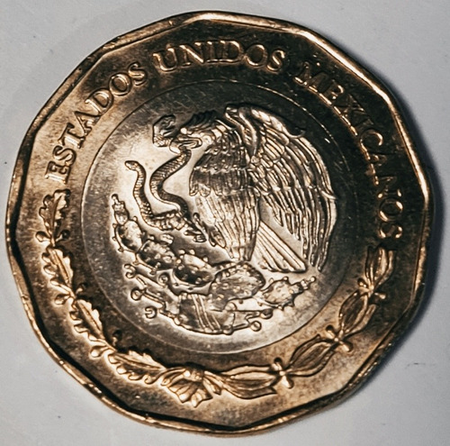 Moneda De 20 Pesos Emiliano Zapata