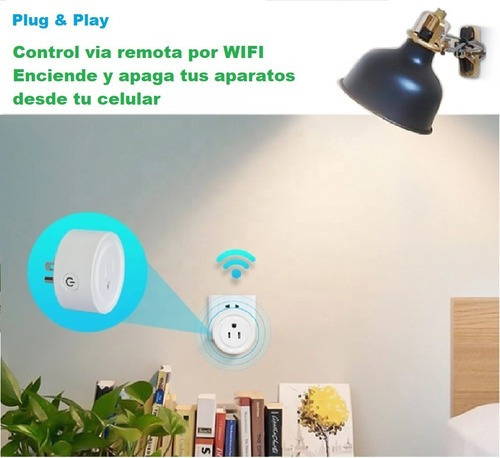 Enchufe Inteligente Wi-fi Para Alexa Y Google Home 1 Pza