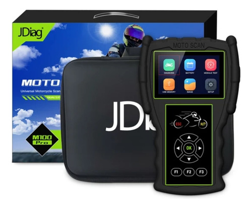 Escaner Multimarcas Moto Jdiag M100 Pro Full +proba Baterías