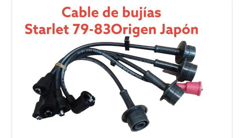 Juego De Cables De Bujia Toyota Starlet 79-83 Alt Japon