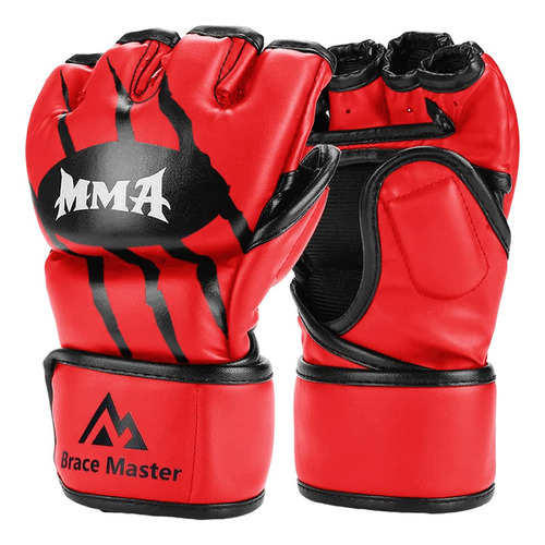 Guantes Brace Master Mma Para Hombres Y Mujeres, Cuero Acolc