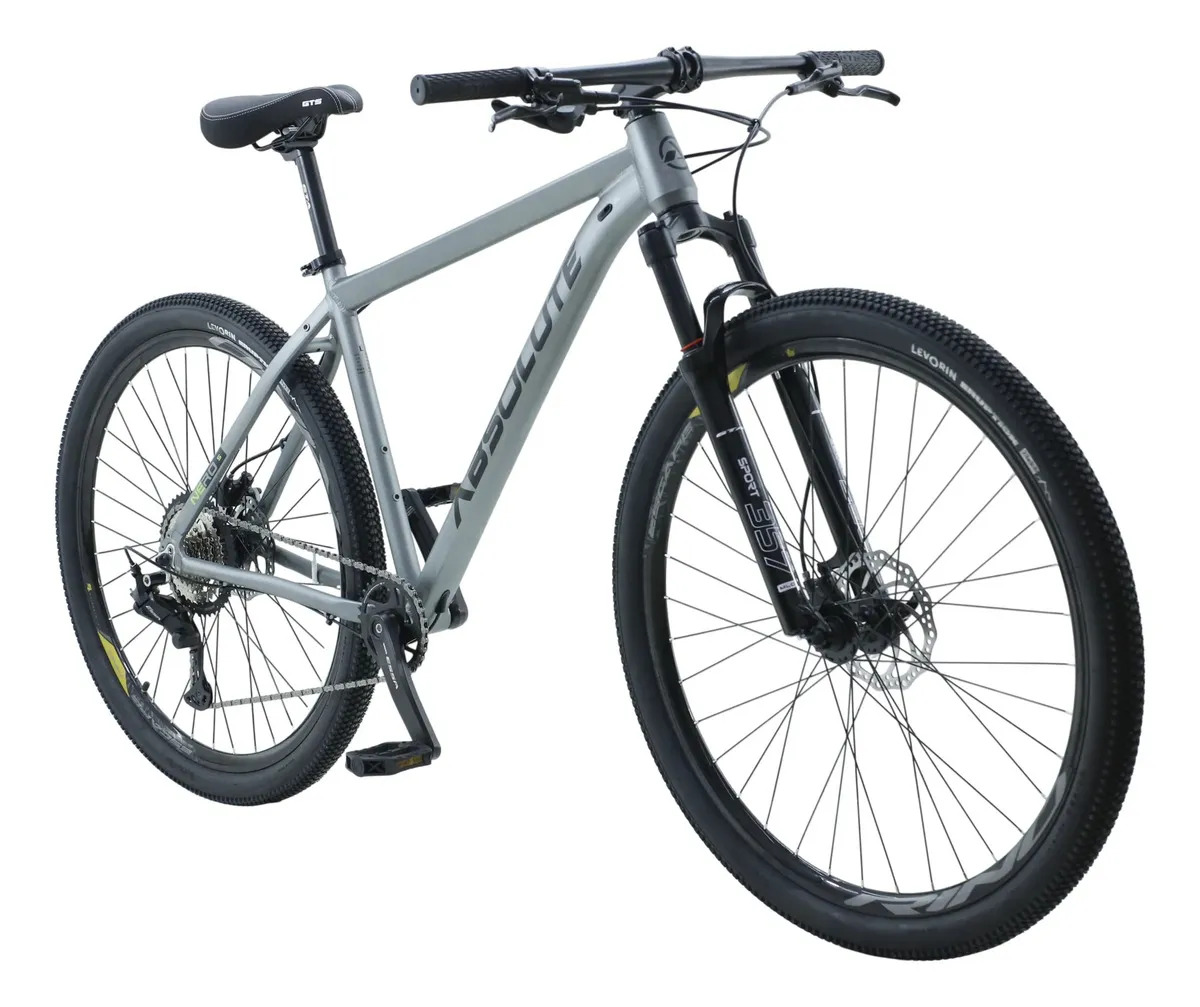 Bicicleta Aro 29 Absolute Nero 1x8 Shimano Essa Hidraulico Cinza 19