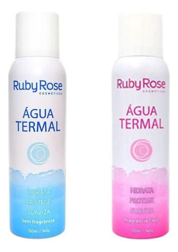 Kit Água Termal Neutra E Coco Protege Hidrata 150 Ml Ruby