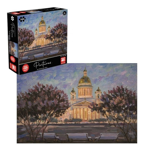 Imagen 1 de 2 de Puzzle 2d | 1000 Piezas | Pintura San Petersburgo | Rusia