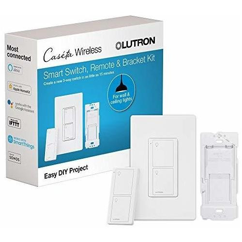 Lutron Caseta Deluxe Smart Switch Kit Viv Compatible Qct1f
