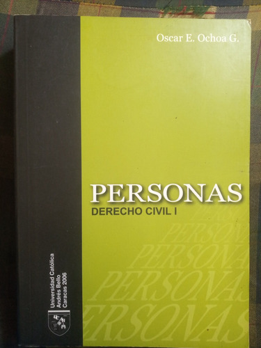 Personas Derecho Civil I