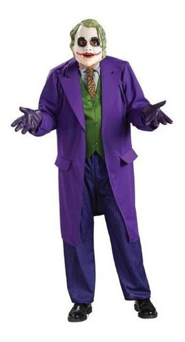 Disfraz De Batman The Dark Knight Joker Deluxe, Púrpura,