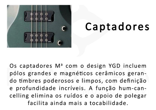 Contrabaixo Yamaha Trbx 304 Mg Mist Green 4 Cordas