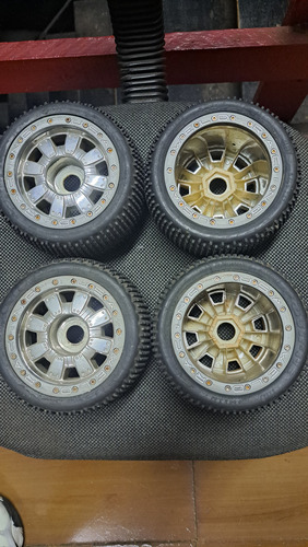 4 Rodas E Pneus Hpi Monster Truck Traxxas Revo T-maxx (Usado)