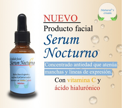 Serum Nocturno Natural's Cream