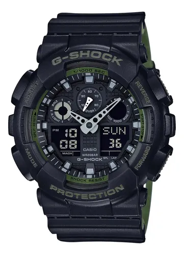 ま*さ様 CASIO G-SHOCK GA-100L オリーブグリーン Relógio Casio Ga-100l-1a G-shock Military Series Resistente