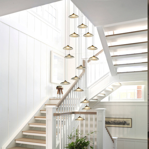 Lámpara Colgante Led Moderna Regulable De 15 Luces Para Sala