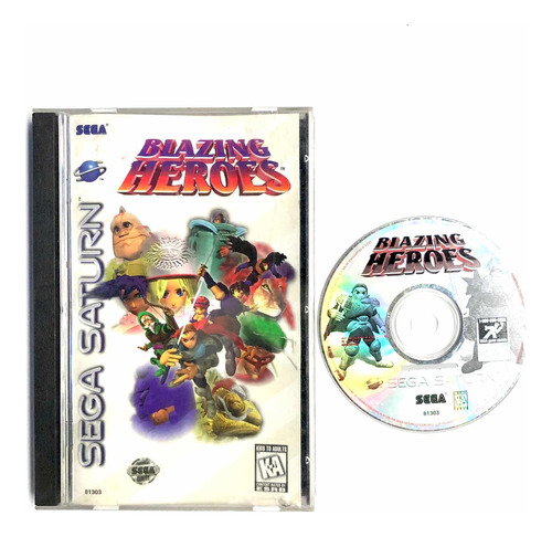 Blazing Heroes - Juego Original Para Sega Saturn Ntsc Cib