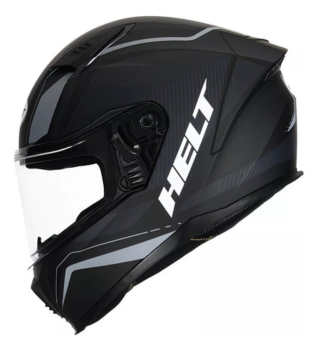 Capacete Para Moto Helt Avant Preto Fosco Fechado