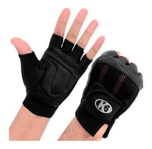 Guantes Gym Pesas Gimnasio Crossfit Unisex Strong K6 Fitnes