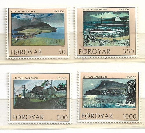 Dinamarca´90 Islas Feroe Serie Mint 201/4 Paisajes Turismo