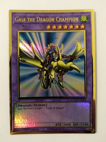 Gaia The Dragon Champion - Premium Gold Rare     Mago