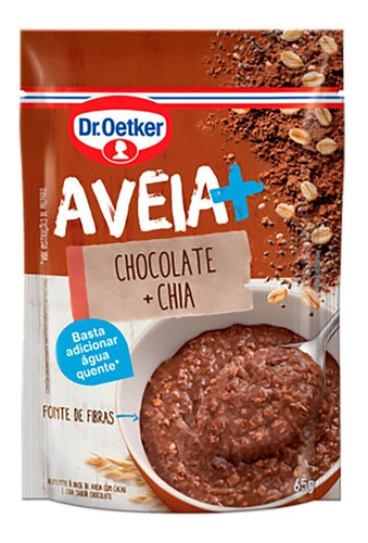 Aveia+ Chocolate Com Chia Dr. Oetker 60g