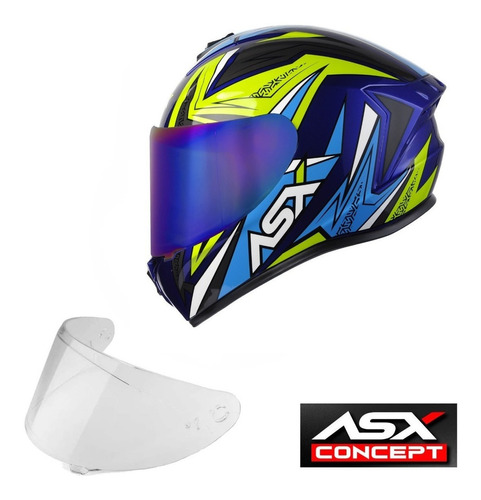 Capacete Moto Axxis Draken + Viseira Extra