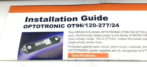 Osram Optotronic 96w Led Power Supply Ot96/120-277/24, 515