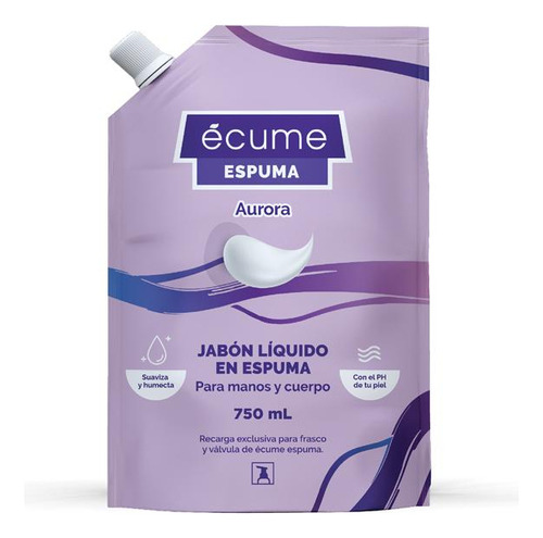 Jabón En Espuma Ecume Doypack Aurora 750 Ml