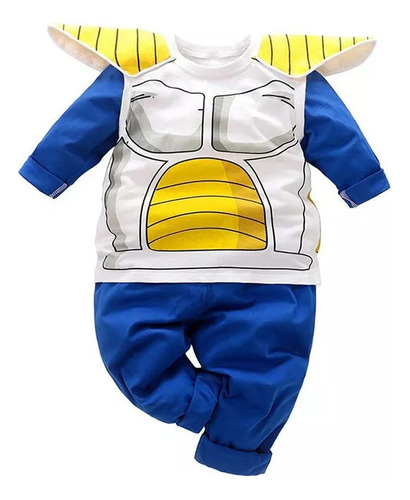 Conjunto De Roupas Para Meninos, Camiseta E Calças Vegeta