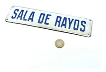 Comprar Cartel Original Enlozado Antiguo Sala Rayos - Antiguedades