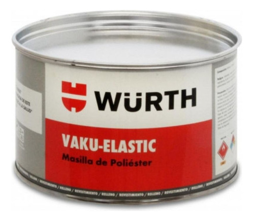 Masilla Vaku Elastic Poliéster Blanca 2,5 Kg