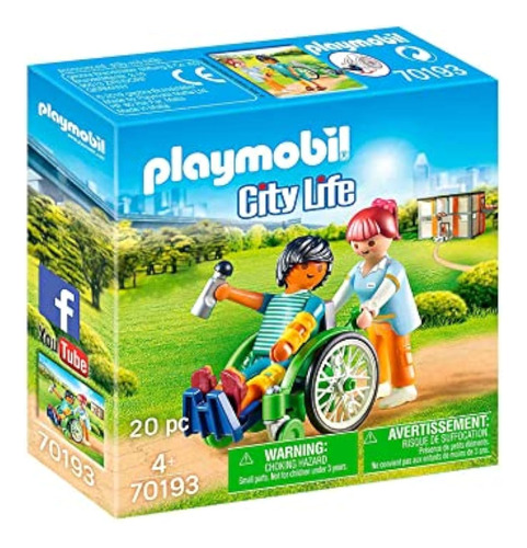 Playmobil Paciente En Silla De Ruedas