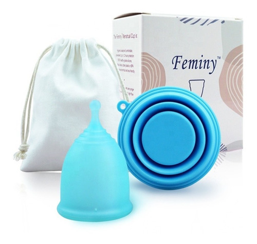 Copa Menstrual Feminy - Incluye Vaso Esterilizador De 200 Ml