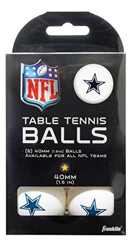 Pelotas De Tenis De Mesa Franklin Sports Dallas Cowboys Nfl