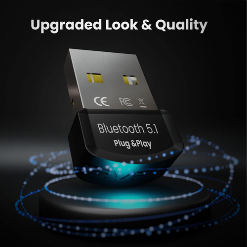 Eveo Adaptador Bluetooth Para Pc 5.1 Adaptador Bluetooth D