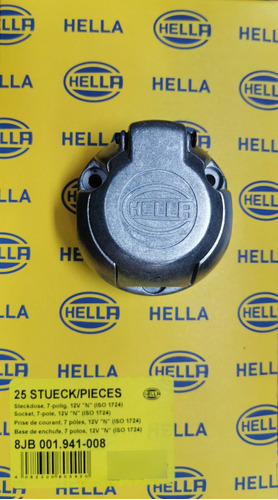 Enchufe 7 Polos Hembra Marca Hella 1941-001