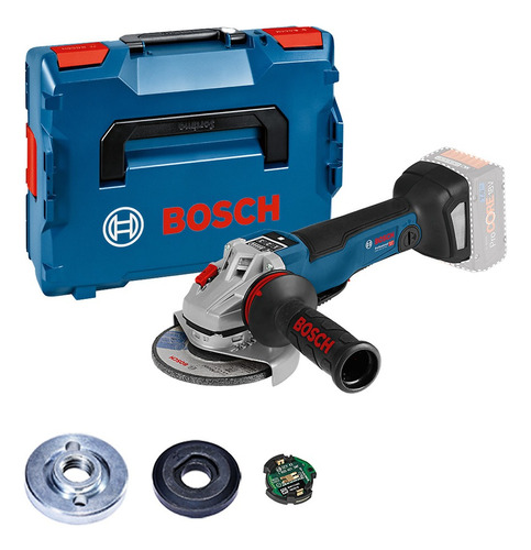 Amoladora Inalambrica Bosch 18v-10psc Con Bluetooth Maletin 