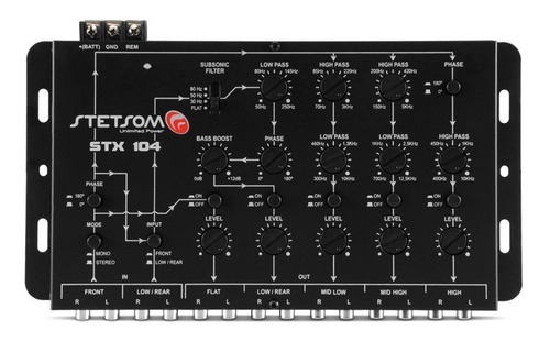 Crossover Stetsom Stx104, 5 Vias Lo Mejor Del Mercado.