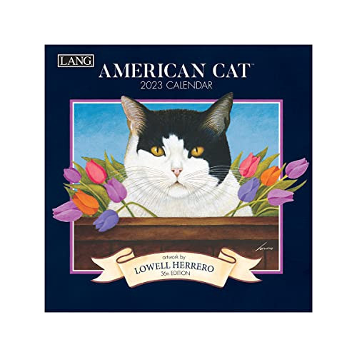 Calendario De Pared Mini American Cat 2023 (23991079...