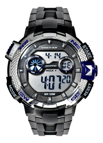 Reloj Hombre Digital Deportivo Knock Out Sumergible 50m 8162