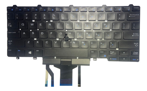 Teclado Latitud E5450 E5470 E7450 E7470 E7480 Iluminado Us