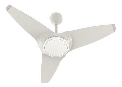 Ventilador de teto Ventisol Flow branco com 3 pás de plástico, 110cm de diâmetro 127V